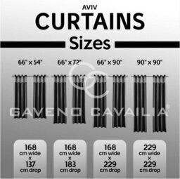 Gc Gaveno Cavailia Aviv Modern Style Lined Diamante Band Curtains 66X54 Cm Black Luxurious Sparkle Eyelet For Bedroom - thumbnail 6