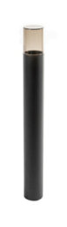 CGC Lighting Cgc Black Outdoor 0.8M Post Bollard Light Smoked Diffuser Modern Design Garden Patio Outside Driveway Path E27 Ip54 Weatherproof - thumbnail 5