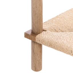 Wyld And Coco Bohonest Console Table, Light Brown Particleboard, 2 Drawers, Pine Legs, W94 X D36 X H78Cm - thumbnail 9