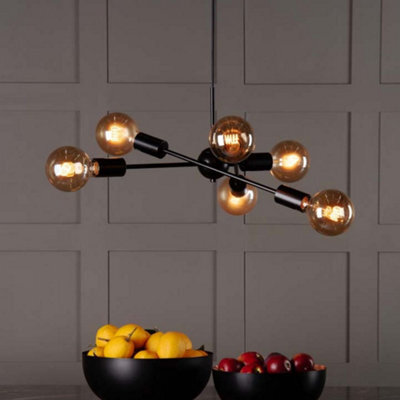 Pagazzi Lighting Pagazzi Benji Matt Black Ceiling Pendant - image 1