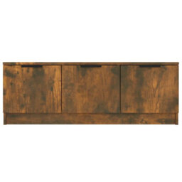 Vidaxl Tv Cabinet Smoked Oak 102X35X36.5 Cm Engineered Wood - thumbnail 7