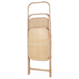 Beliani 3 Panel Room Divider Carpi Natural 166 Cm 180 Cm - thumbnail 5