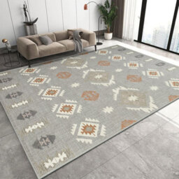 Oxford Homeware Printed Rug, Non-Slip Pets Friendly, Living Room Rugs And Bedroom Rugs, (Nova, 200X290Cm) - thumbnail 1
