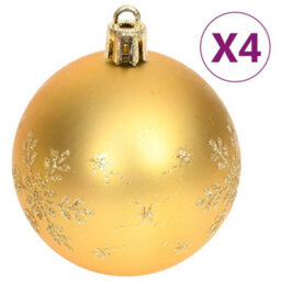 Berkfield 70 Piece Christmas Bauble Set Gold And Red - thumbnail 5