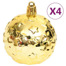 Berkfield 70 Piece Christmas Bauble Set Gold And Red - thumbnail 6