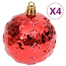 Berkfield 70 Piece Christmas Bauble Set Gold And Red - thumbnail 7