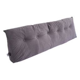 Darphe Grey Washable Wedge Headboard Pillow 180Cm W X 20Cm D X 50Cm H - thumbnail 2