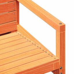 Berkfield Garden Chair Wax Brown 57.5X63X76 Cm Solid Wood Pine - thumbnail 7