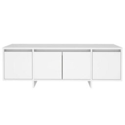 Walplus Tv Cabinet White 120X30X40.5 Cm Engineered Wood - thumbnail 6