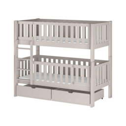 Arte Ksawery Cashmere Wooden Bunk Bed 80 X 180Cm - Foam Mattresses Included - thumbnail 1