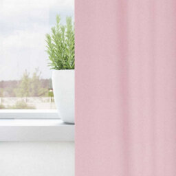 Berkfield Modern Curtains With Curtains 2 Pcs Baby Pink 260 X 140 Cm Polyester - thumbnail 3