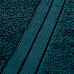 Ohs Luxury 100% Cotton Hand Towel, 50 X 80Cm - Dark Teal - thumbnail 5