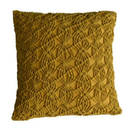 Wyld Haus Set Of 2 Hautvillers Mustard Hanwoven Cushion Covers - thumbnail 2