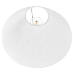 Beliani Handmade Ceramic Table Lamp 41Cm - Matt Geometric Base With Beige/blue/white Linen-Lined Cone Shade - thumbnail 3