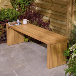 Rowlinson Kyoto 3 Seat Contemporary Bench - thumbnail 2