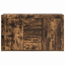 Berkfield Sideboard Smoked Oak Engineered Wood 120 X 36 X 69 Cm Sideboard - thumbnail 6