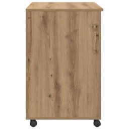 Berkfield Artisan Oak Computer Desk Artisan Oak Engineered Wood Medium - thumbnail 6