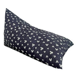 Disney Mickey Silhouette Print Bean Bag For Kids, Dark Grey, W109 X D70 X H65Cm - thumbnail 2