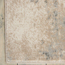 Ivory Teal Abstract Luxurious Modern Easy To Clean Rug For Dining Room Bed Room And Living Room-66 X 229Cm (Runner) - thumbnail 4