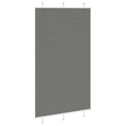 Berkfield Pleated Blind Anthracite 120X200 Cm Fabric Width 119.4 Cm Polyester - thumbnail 3