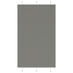 Berkfield Pleated Blind Anthracite 120X200 Cm Fabric Width 119.4 Cm Polyester