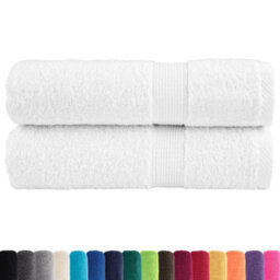 Berkfield Durable Premium Hand Towels Solund 2Pcs White 50X100Cm 600Gsm