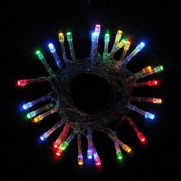 Shatchi 40 Multicolour Led Lights Clear Cable Battery Operated Fairy String Christmas Tree Wedding Party Birthday - thumbnail 5