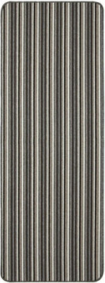 eXtreme Dandy 3784514 By William Armes, Ios Stripe Indoor Washable Runner, Silver, 180 X 67
