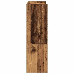 Berkfield Shoe Rack Old Wood 80X25X61.5 Cm Engineered Wood - thumbnail 5