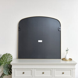 Melody Maison Large Gold Framed Arched Wall Mirror 92Cm X 91Cm - thumbnail 6