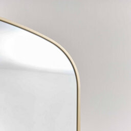 Melody Maison Large Gold Framed Arched Wall Mirror 92Cm X 91Cm - thumbnail 4