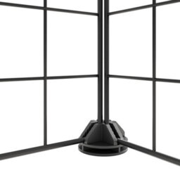 Walplus 52-Panel Pet Cage With Door Black 35X35 Cm Steel - thumbnail 3