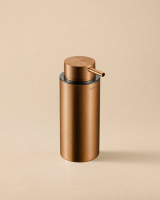Cosmic Soap Dispenser, Brushed Copper Pvd, Logic Collection - image 1