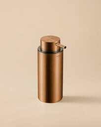 Cosmic Soap Dispenser, Brushed Copper Pvd, Logic Collection - thumbnail 1