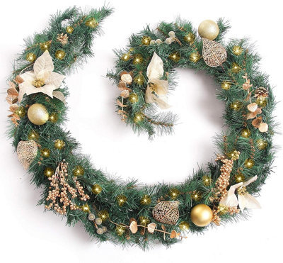 Best Artificial 80 Golden Warm White Led Battery String Lights For Christmas Garlands - image 1