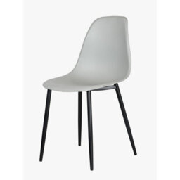 Core Products Aspen Grey Oak Effect 80Cm Square Dining Table With 2 Light Grey Plastic Curve Design Chairs - thumbnail 8