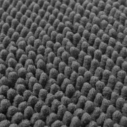 Ohs Chenille Noodle Non-Slip Soft Shower Bath Mat, 45 X 110Cm - Charcoal - thumbnail 6
