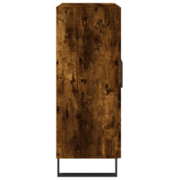 Berkfield Sideboard Smoked Oak 69.5X34X90 Cm Engineered Wood - thumbnail 7