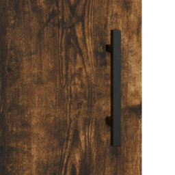 Berkfield Sideboard Smoked Oak 69.5X34X90 Cm Engineered Wood - thumbnail 9