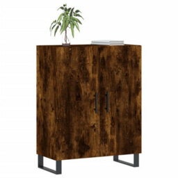 Berkfield Sideboard Smoked Oak 69.5X34X90 Cm Engineered Wood - thumbnail 3