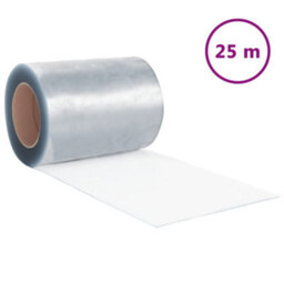 Berkfield Soft Strip Curtain Roll Pvc 3mm X 300mm 25 M
