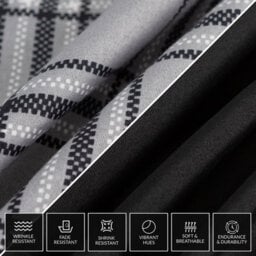 Lazzaro Luxury Microfiber Single Duvet Cover Set Durable Lightweight Bedding Sets With Zipper Closure - thumbnail 8