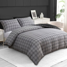 Lazzaro Luxury Microfiber Single Duvet Cover Set Durable Lightweight Bedding Sets With Zipper Closure
