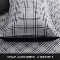 Lazzaro Luxury Microfiber Single Duvet Cover Set Durable Lightweight Bedding Sets With Zipper Closure - thumbnail 7