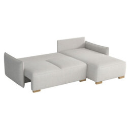 Focus L Universal Side Corner Sofa Bed With Storage Hdf And Chipboard Frame 240X155X87 Cm Fabric Orange - thumbnail 4