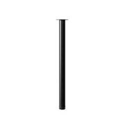 Garden Sanctuary 4Pcs Round Black Metal Table Legs For Diy Furniture Renovation H 72Cm - thumbnail 1