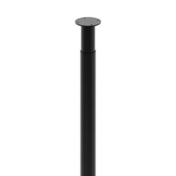 Garden Sanctuary 4Pcs Round Black Metal Table Legs For Diy Furniture Renovation H 72Cm - thumbnail 5
