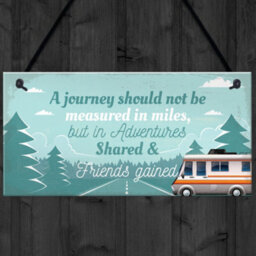 Red Ocean Journey Adventures Motorhome Caravan Decor Travelling Holiday Friendship Gifts - thumbnail 4
