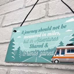 Red Ocean Journey Adventures Motorhome Caravan Decor Travelling Holiday Friendship Gifts - thumbnail 7