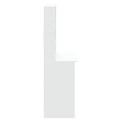 Berkfield Desk With Shelves White 102X45X148 Cm Engineered Wood - thumbnail 6